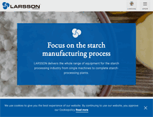 Tablet Screenshot of larssonsweden.com
